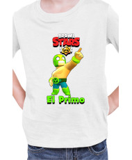 Детска Тениска Brawl Stars Battle Royale El Primo El Atomico