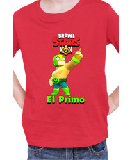 Детска Тениска Brawl Stars Battle Royale El Primo El Atomico