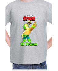 Детска Тениска Brawl Stars Battle Royale El Primo El Atomico