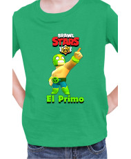 Детска Тениска Brawl Stars Battle Royale El Primo El Atomico