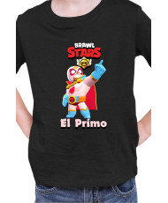 Детска Тениска Brawl Stars Battle Royale El Primo El Corazon