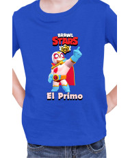 Детска Тениска Brawl Stars Battle Royale El Primo El Corazon