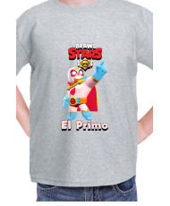 Детска Тениска Brawl Stars Battle Royale El Primo El Corazon