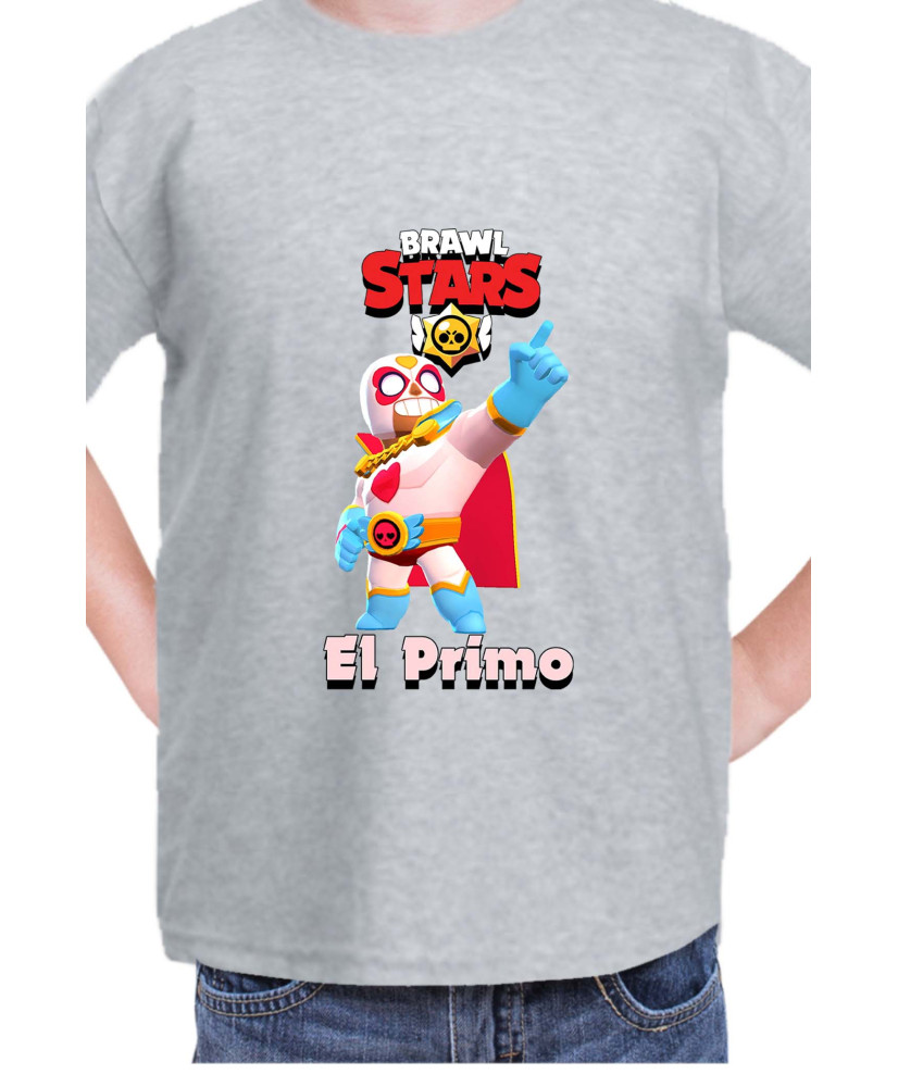 Детска Тениска Brawl Stars Battle Royale El Primo El Corazon