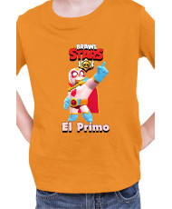 Детска Тениска Brawl Stars Battle Royale El Primo El Corazon