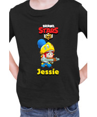 Детска Тениска Brawl Stars Battle Royale Jessie Dragon Knight
