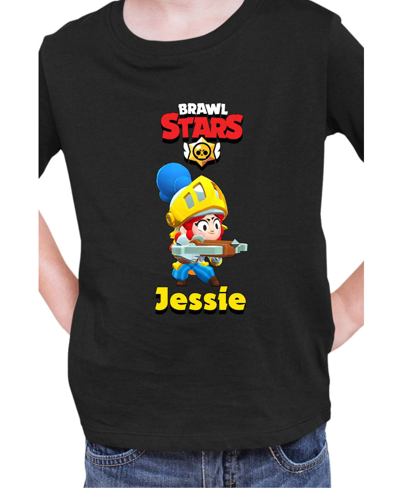 Детска Тениска Brawl Stars Battle Royale Jessie Dragon Knight Детска Тениска Brawl Stars Battle Royale Jessie Dragon Knight