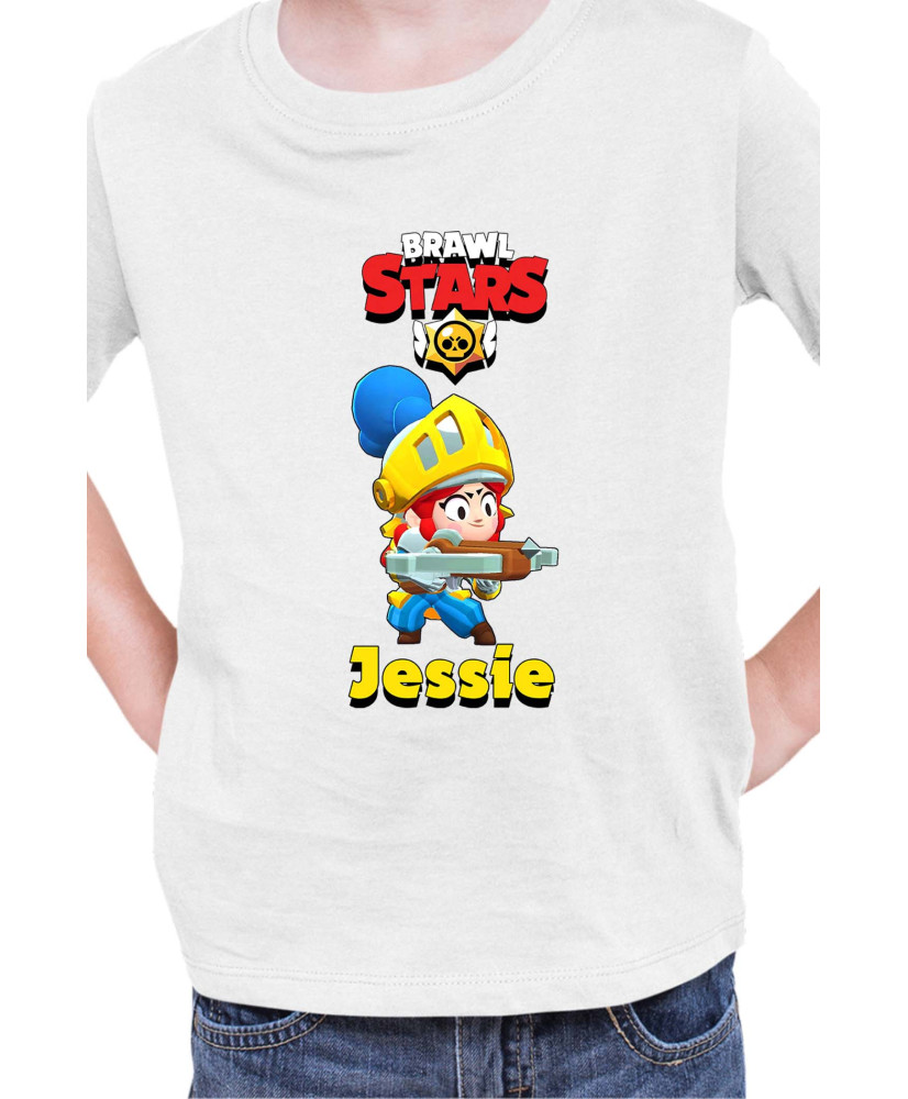 Детска Тениска Brawl Stars Battle Royale Jessie Dragon Knight Детска Тениска Brawl Stars Battle Royale Jessie Dragon Knight