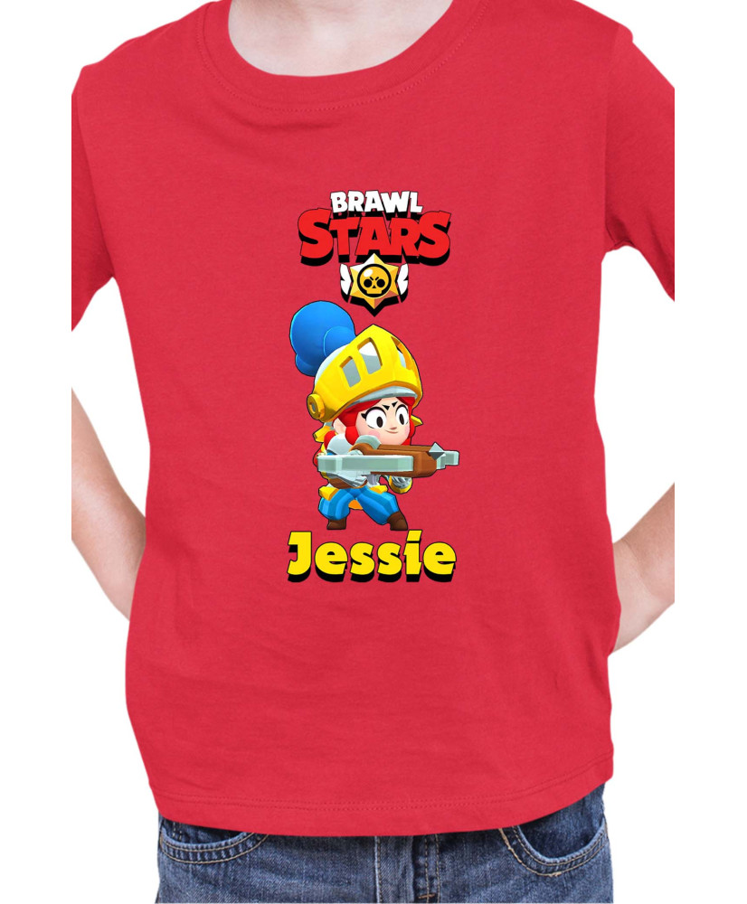 Детска Тениска Brawl Stars Battle Royale Jessie Dragon Knight Детска Тениска Brawl Stars Battle Royale Jessie Dragon Knight
