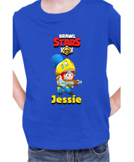 Детска Тениска Brawl Stars Battle Royale Jessie Dragon Knight