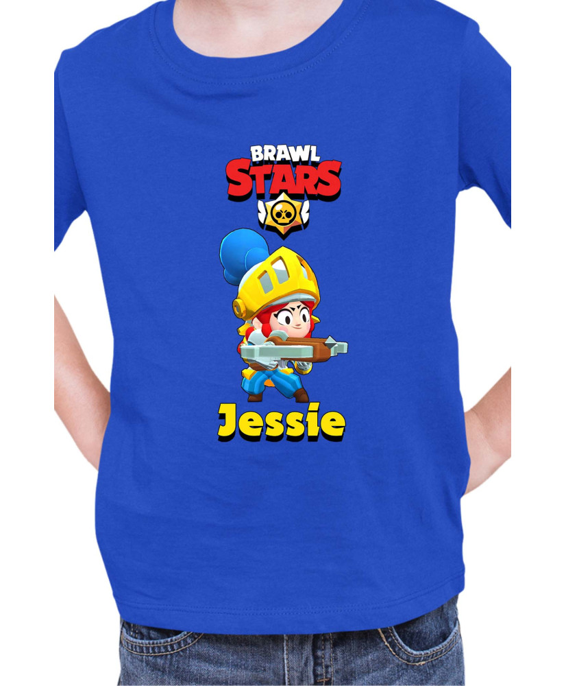 Детска Тениска Brawl Stars Battle Royale Jessie Dragon Knight Детска Тениска Brawl Stars Battle Royale Jessie Dragon Knight