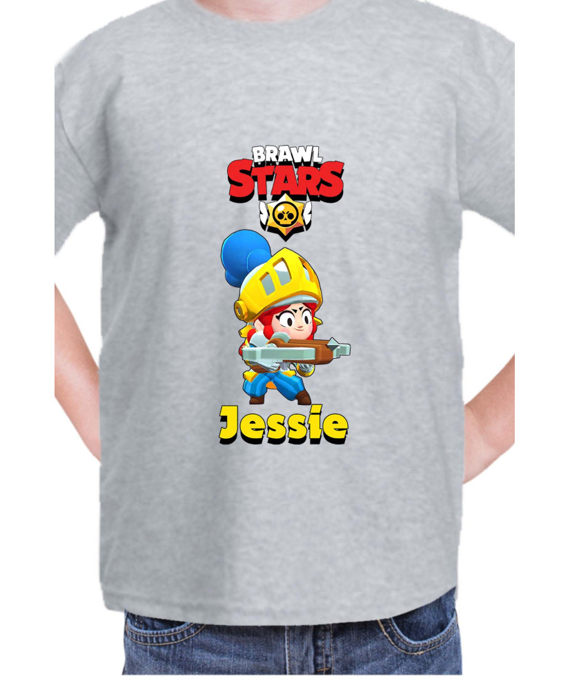 Детска Тениска Brawl Stars Battle Royale Jessie Dragon Knight Детска Тениска Brawl Stars Battle Royale Jessie Dragon Knight