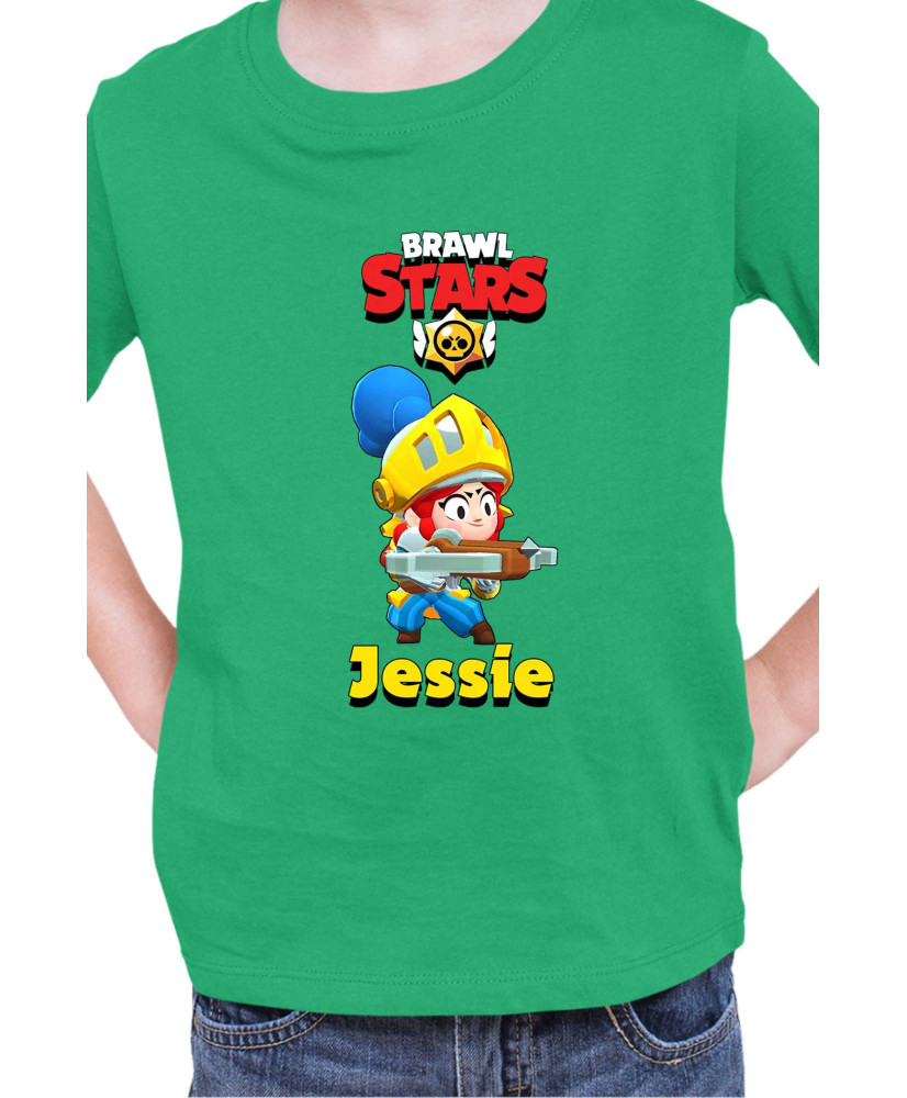 Детска Тениска Brawl Stars Battle Royale Jessie Dragon Knight Детска Тениска Brawl Stars Battle Royale Jessie Dragon Knight