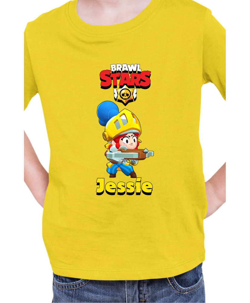 Детска Тениска Brawl Stars Battle Royale Jessie Dragon Knight