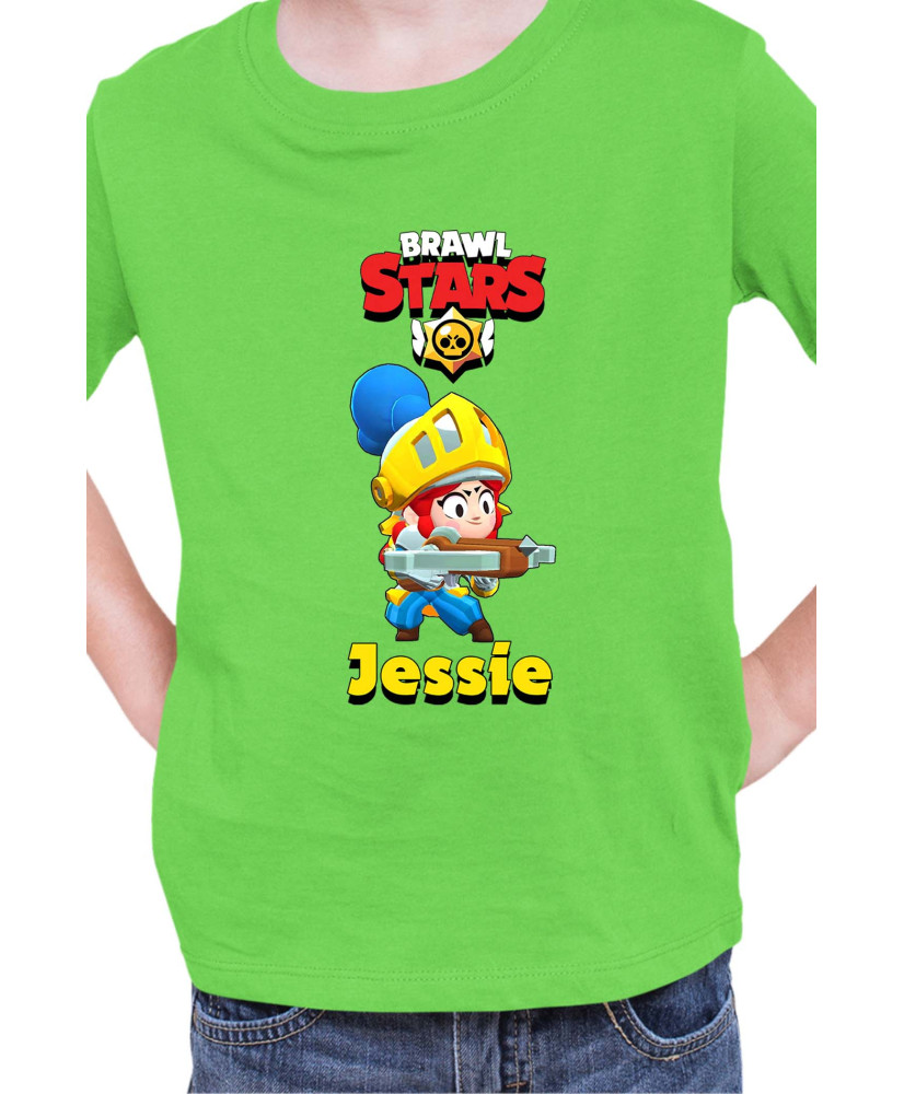 Детска Тениска Brawl Stars Battle Royale Jessie Dragon Knight Детска Тениска Brawl Stars Battle Royale Jessie Dragon Knight
