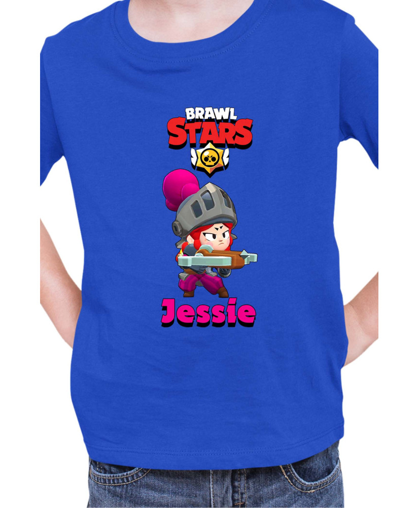 Детска Тениска Brawl Stars Battle Royale Jessie Shadow Knight Детска Тениска Brawl Stars Battle Royale Jessie Shadow Knight