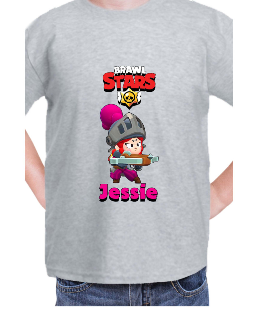 Детска Тениска Brawl Stars Battle Royale Jessie Shadow Knight Детска Тениска Brawl Stars Battle Royale Jessie Shadow Knight