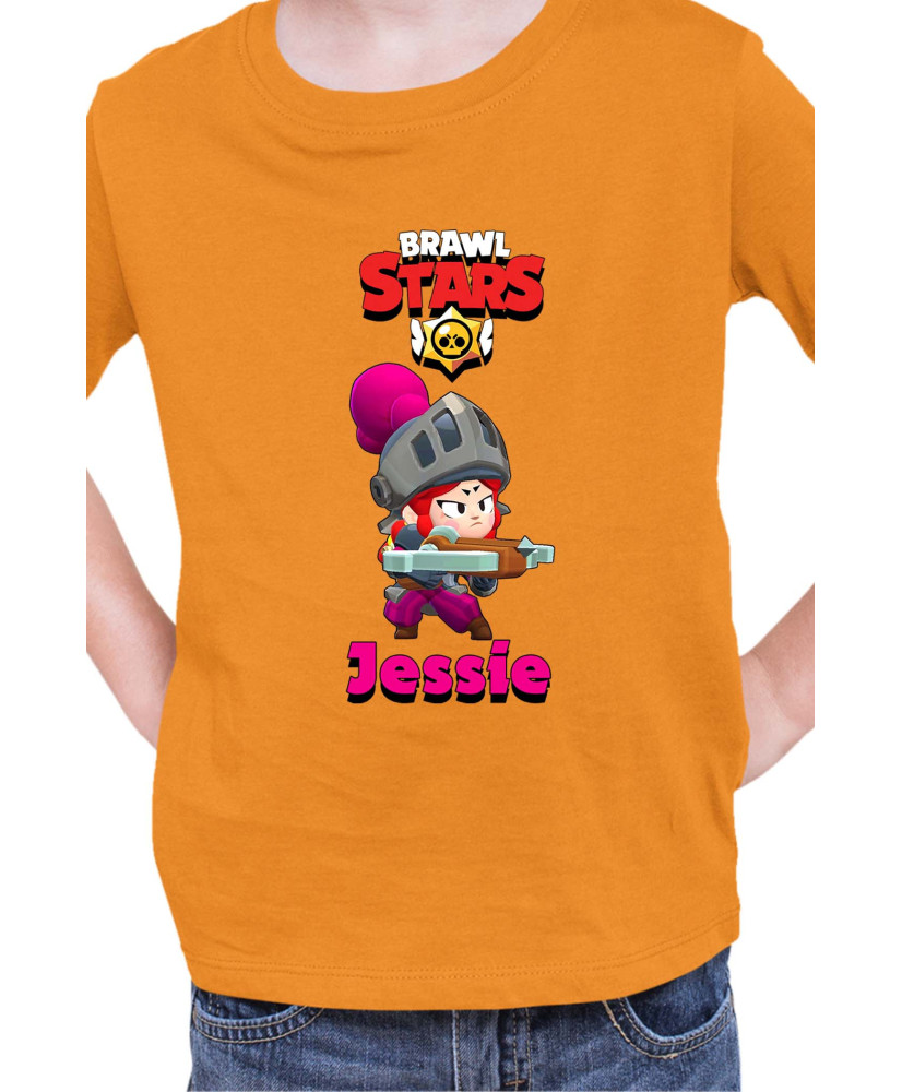 Детска Тениска Brawl Stars Battle Royale Jessie Shadow Knight