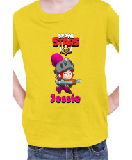 Детска Тениска Brawl Stars Battle Royale Jessie Shadow Knight