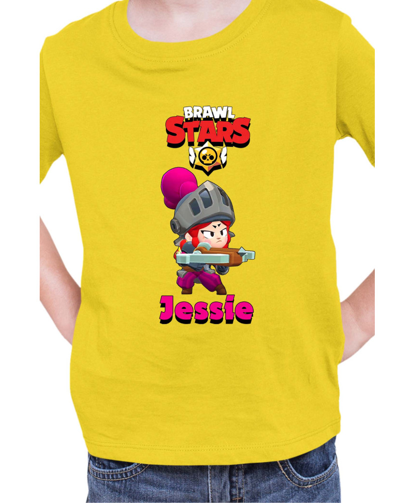 Детска Тениска Brawl Stars Battle Royale Jessie Shadow Knight Детска Тениска Brawl Stars Battle Royale Jessie Shadow Knight