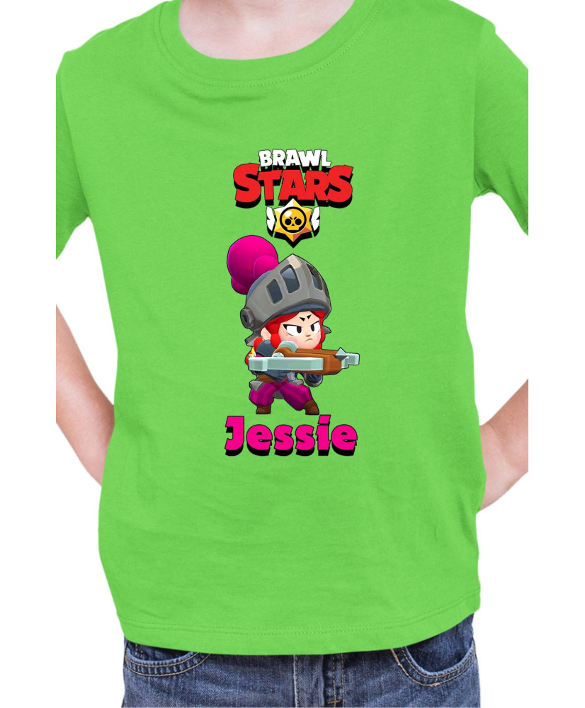 Детска Тениска Brawl Stars Battle Royale Jessie Shadow Knight Детска Тениска Brawl Stars Battle Royale Jessie Shadow Knight
