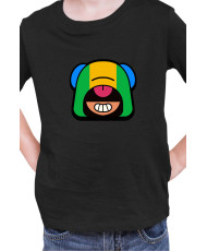 Детска Тениска Brawl Stars Battle Royale Leon Pin Neutral