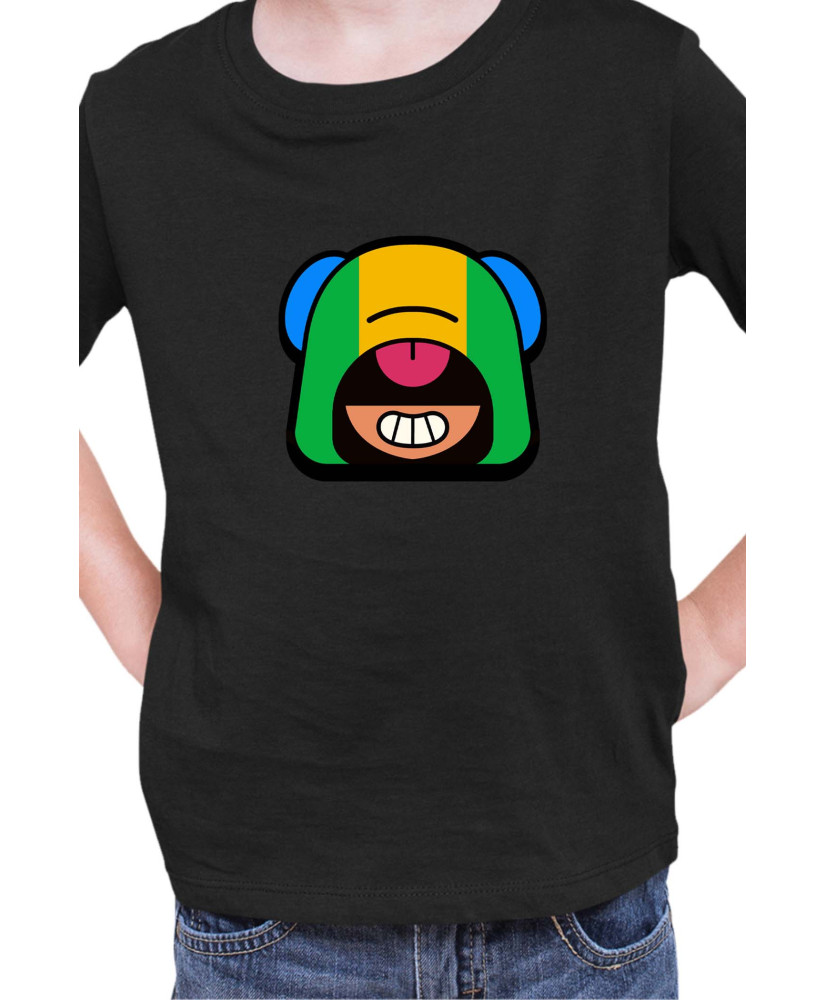 Детска Тениска Brawl Stars Battle Royale Leon Pin Neutral Детска Тениска Brawl Stars Battle Royale Leon Pin Neutral