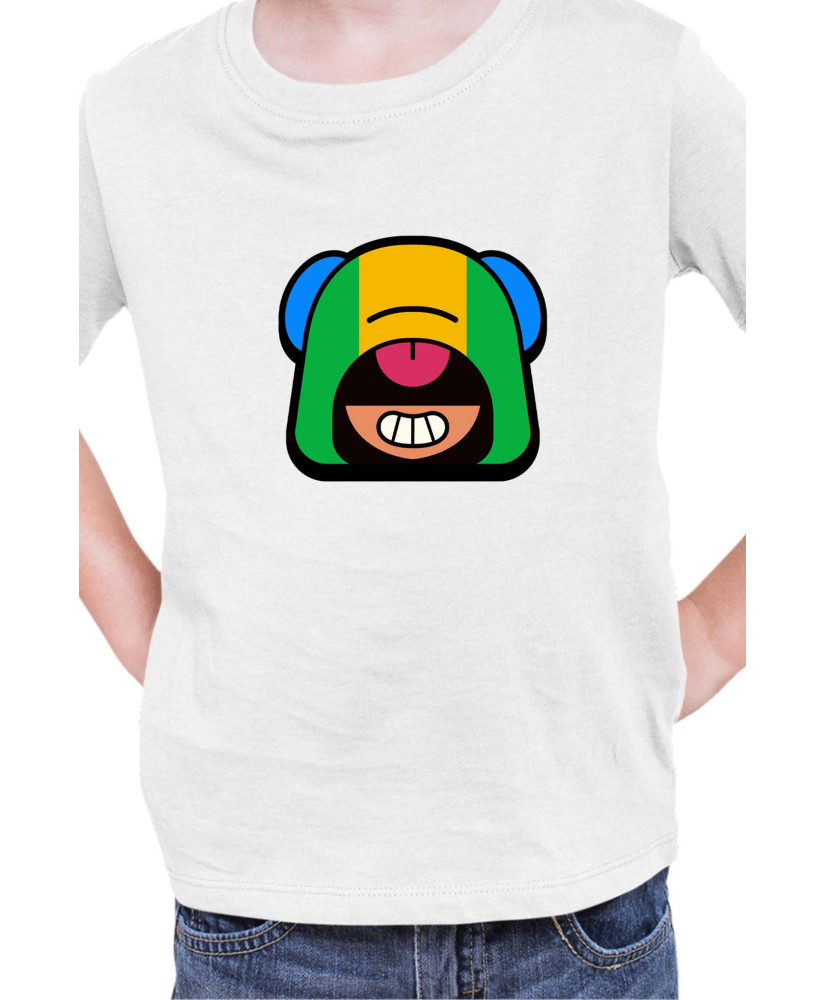 Детска Тениска Brawl Stars Battle Royale Leon Pin Neutral Детска Тениска Brawl Stars Battle Royale Leon Pin Neutral