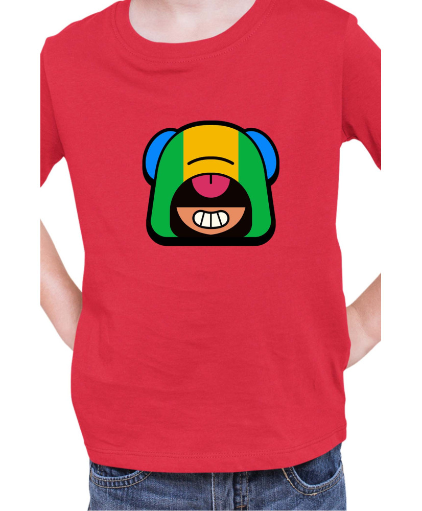 Детска Тениска Brawl Stars Battle Royale Leon Pin Neutral Детска Тениска Brawl Stars Battle Royale Leon Pin Neutral