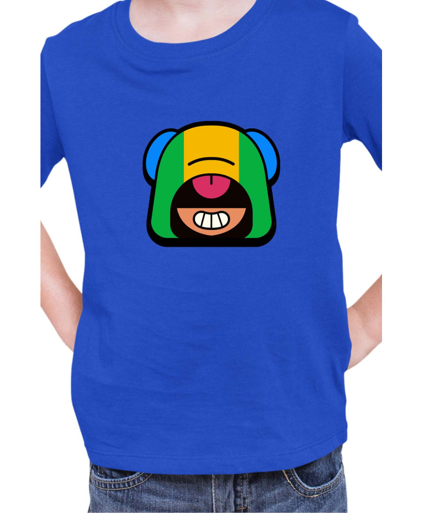 Детска Тениска Brawl Stars Battle Royale Leon Pin Neutral Детска Тениска Brawl Stars Battle Royale Leon Pin Neutral
