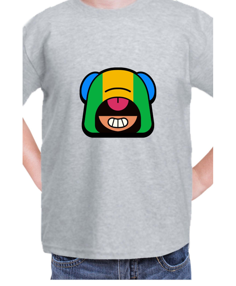 Детска Тениска Brawl Stars Battle Royale Leon Pin Neutral Детска Тениска Brawl Stars Battle Royale Leon Pin Neutral