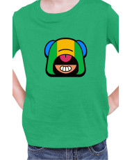 Детска Тениска Brawl Stars Battle Royale Leon Pin Neutral