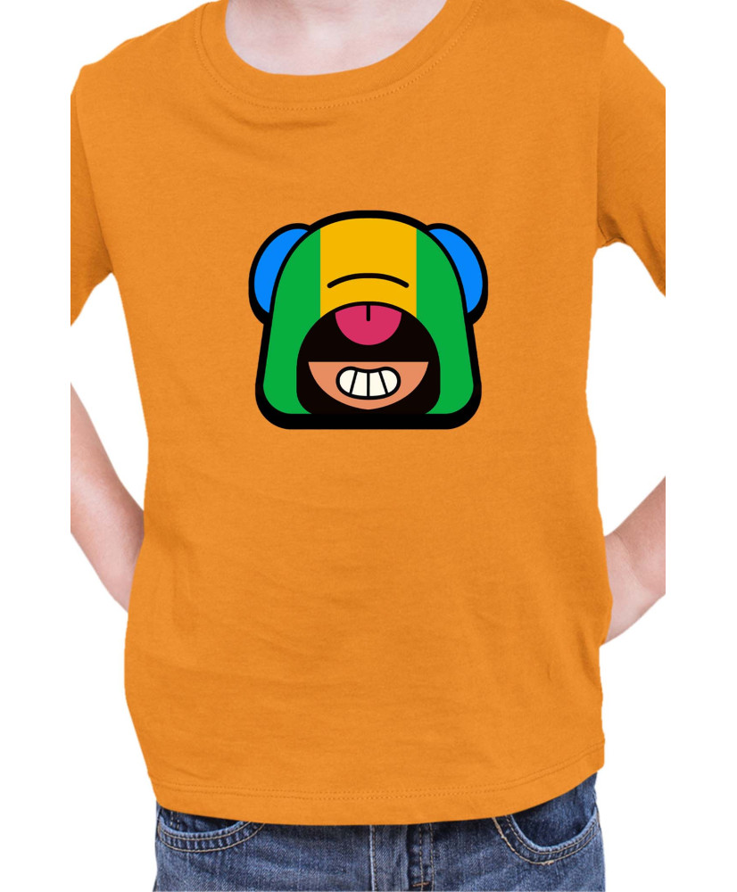 Детска Тениска Brawl Stars Battle Royale Leon Pin Neutral Детска Тениска Brawl Stars Battle Royale Leon Pin Neutral