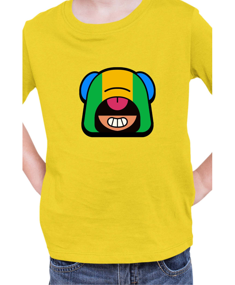 Детска Тениска Brawl Stars Battle Royale Leon Pin Neutral Детска Тениска Brawl Stars Battle Royale Leon Pin Neutral