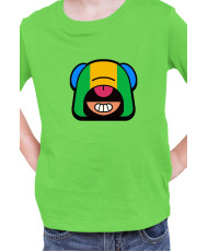 Детска Тениска Brawl Stars Battle Royale Leon Pin Neutral