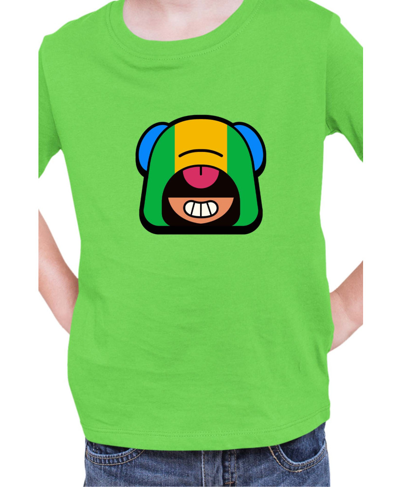 Детска Тениска Brawl Stars Battle Royale Leon Pin Neutral Детска Тениска Brawl Stars Battle Royale Leon Pin Neutral