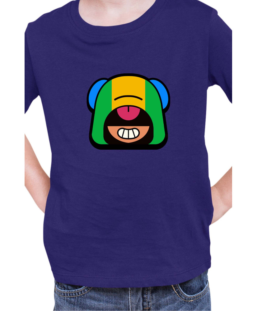 Детска Тениска Brawl Stars Battle Royale Leon Pin Neutral Детска Тениска Brawl Stars Battle Royale Leon Pin Neutral
