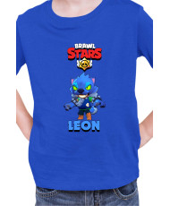 Детска Тениска Brawl Stars Battle Royale Leon Werewolf
