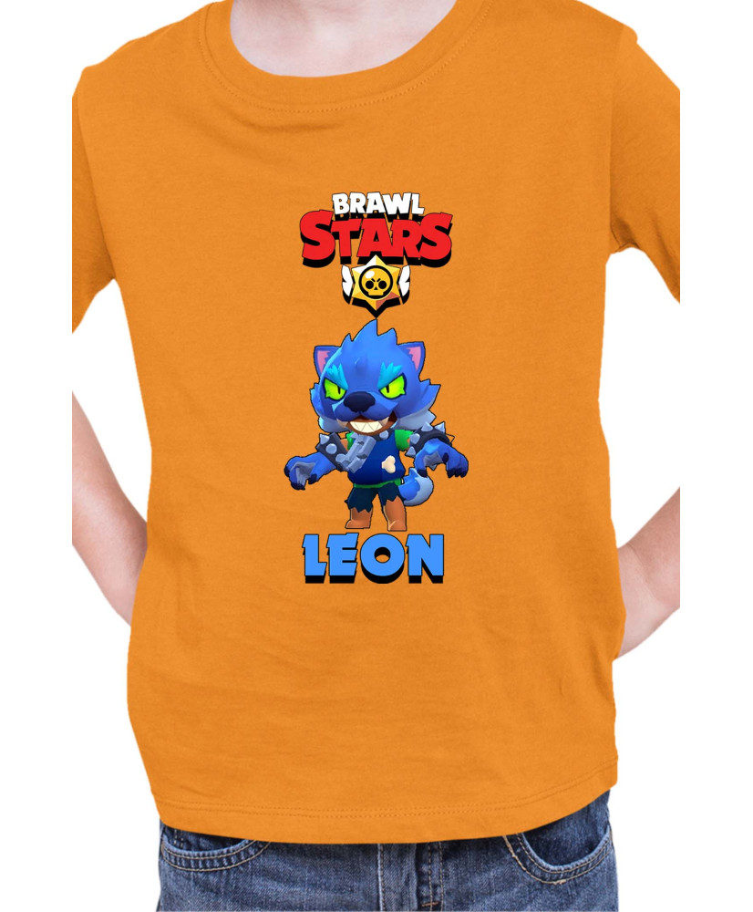 Детска Тениска Brawl Stars Battle Royale Leon Werewolf Детска Тениска Brawl Stars Battle Royale Leon Werewolf