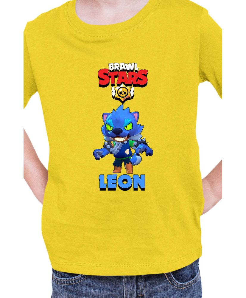 Детска Тениска Brawl Stars Battle Royale Leon Werewolf Детска Тениска Brawl Stars Battle Royale Leon Werewolf