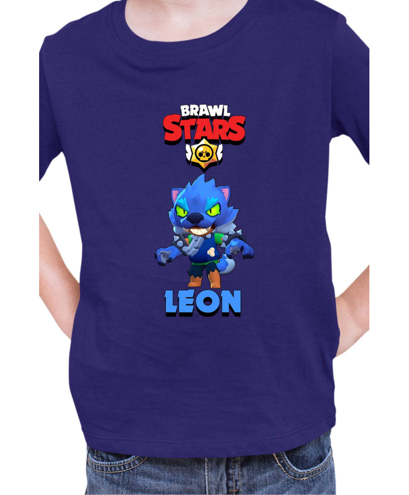 Детска Тениска Brawl Stars Battle Royale Leon Werewolf Детска Тениска Brawl Stars Battle Royale Leon Werewolf