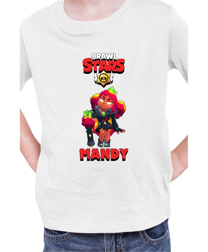 Детска Тениска Brawl Stars Battle Royale Mandy Magma