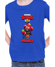 Детска Тениска Brawl Stars Battle Royale Mandy Magma