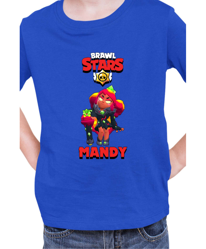 Детска Тениска Brawl Stars Battle Royale Mandy Magma Детска Тениска Brawl Stars Battle Royale Mandy Magma
