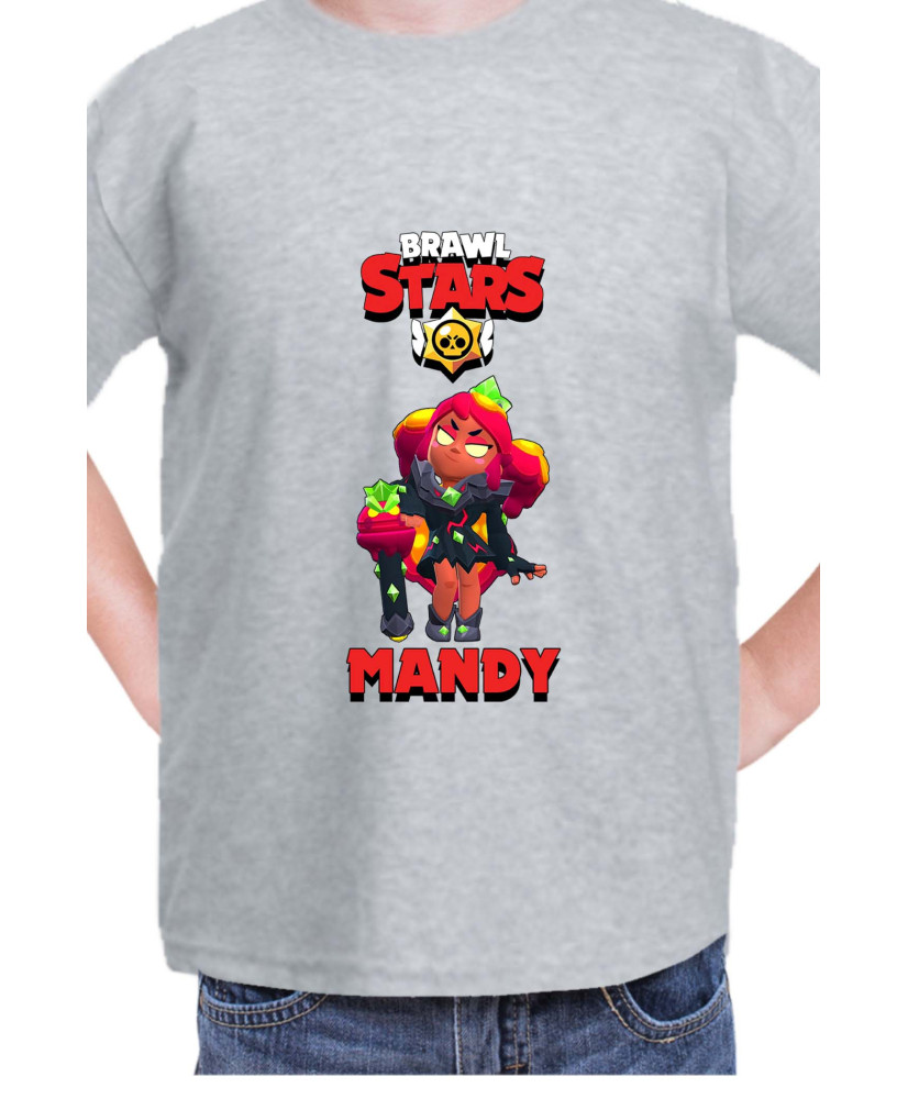 Детска Тениска Brawl Stars Battle Royale Mandy Magma Детска Тениска Brawl Stars Battle Royale Mandy Magma