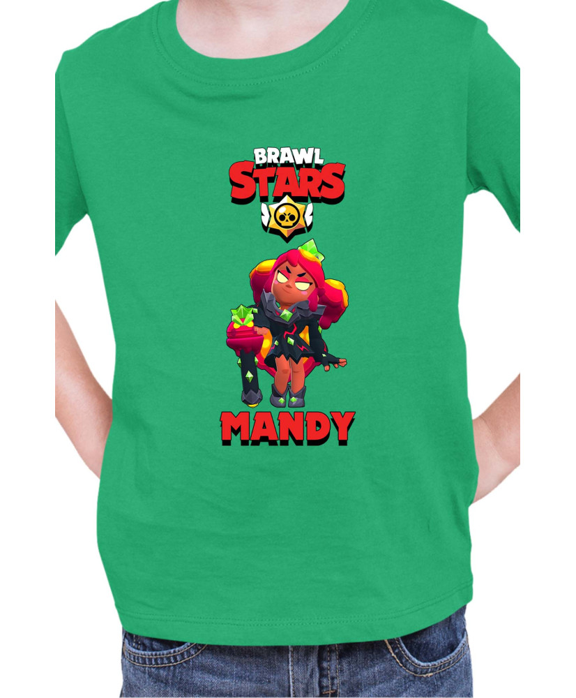 Детска Тениска Brawl Stars Battle Royale Mandy Magma Детска Тениска Brawl Stars Battle Royale Mandy Magma
