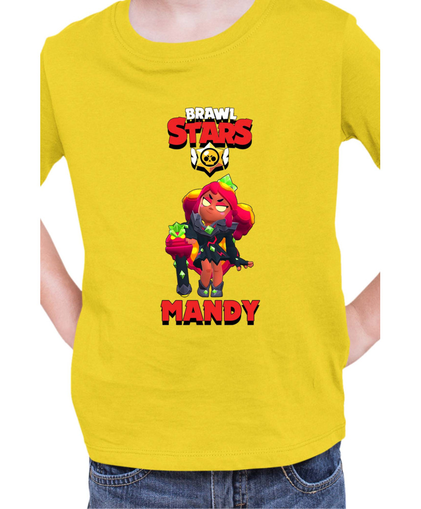 Детска Тениска Brawl Stars Battle Royale Mandy Magma Детска Тениска Brawl Stars Battle Royale Mandy Magma