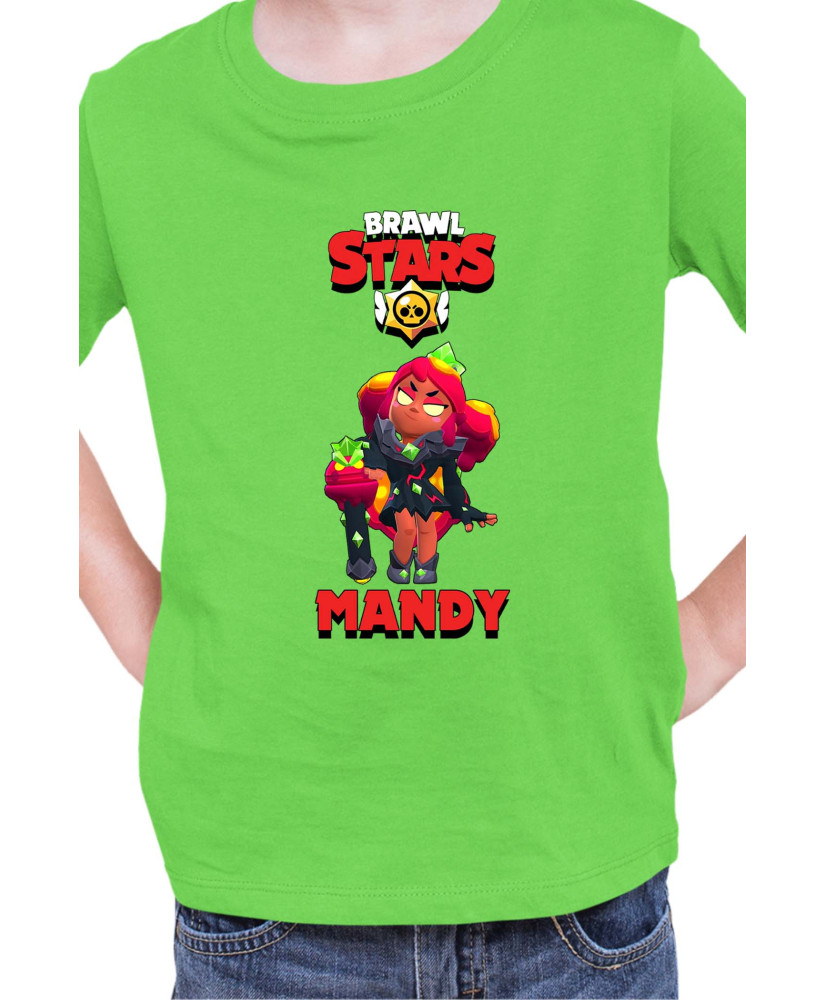 Детска Тениска Brawl Stars Battle Royale Mandy Magma Детска Тениска Brawl Stars Battle Royale Mandy Magma