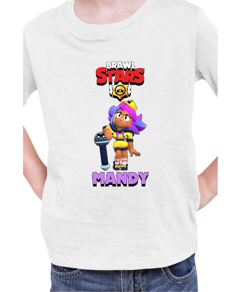 Детска Тениска Brawl Stars Battle Royale Mandy Mc Детска Тениска Brawl Stars Battle Royale Mandy Mc