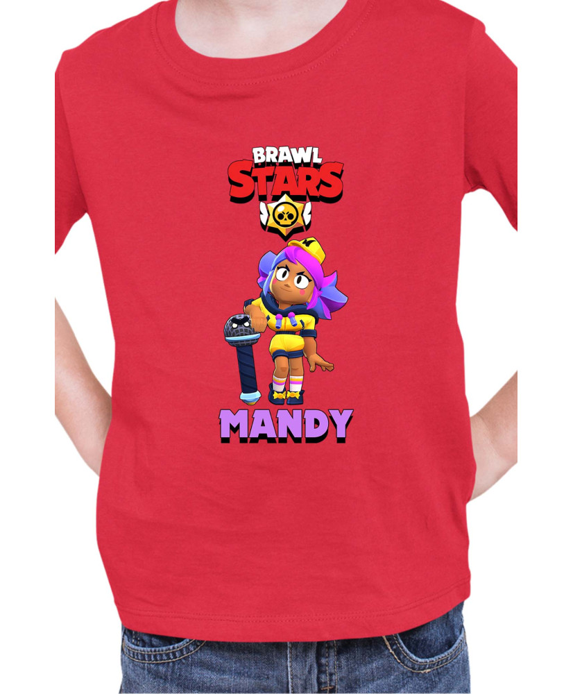 Детска Тениска Brawl Stars Battle Royale Mandy Mc Детска Тениска Brawl Stars Battle Royale Mandy Mc